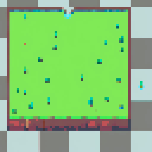 create a simple square 3d island i can use as an asset in my game