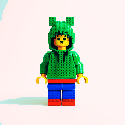 hoody pixel lego