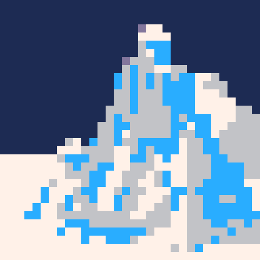 An ice mountain 