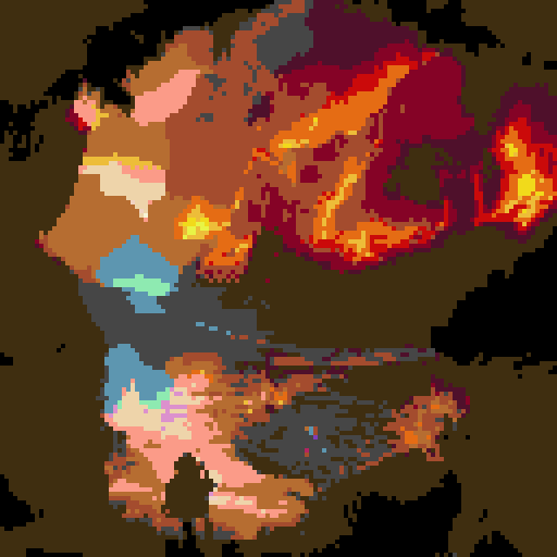 Fiery Balrog, towering over the bridge, locks eyes with Gandalf, their staffs ready for an epic clash