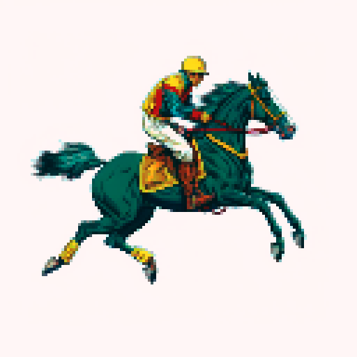 jockey riding a horse