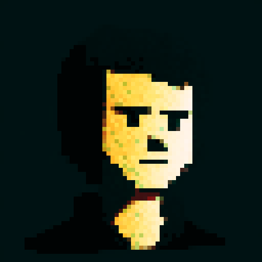 silhouette, man, solid black