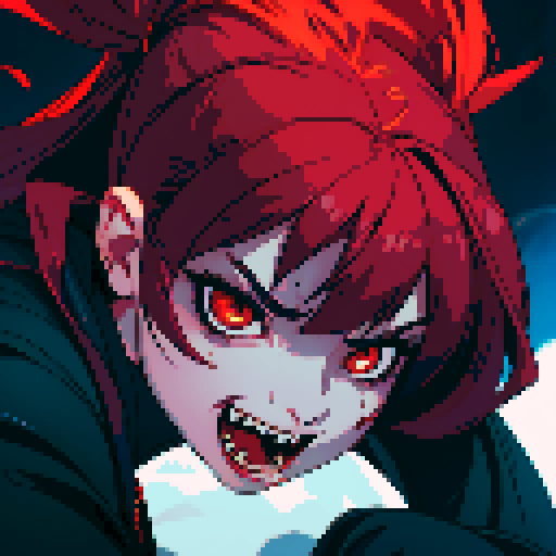 vampire fangs sinking into a person's neck, fangs sucking blood from flesh