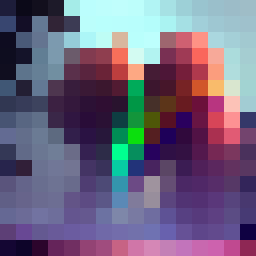 Glowing will-o-wisp hovers amidst the misty forest, its ethereal form flickering and pulsating with a rainbow of colors, evoking a sense of enchantment and mystery.