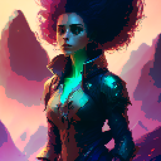 female necromancer, long dark hair, full body, action pose, swirling purple and green magic, mysterious ruins, ethereal glow, intricate staff, flowing robes, intense gaze, dark shadows, ancient spellbook, fantasy RPG