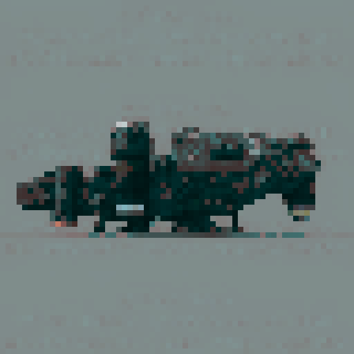 pixel art spaceship