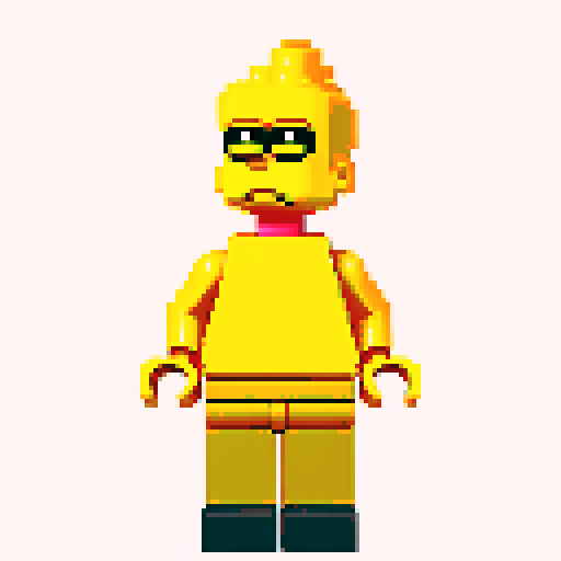 Simpons lego pixel
