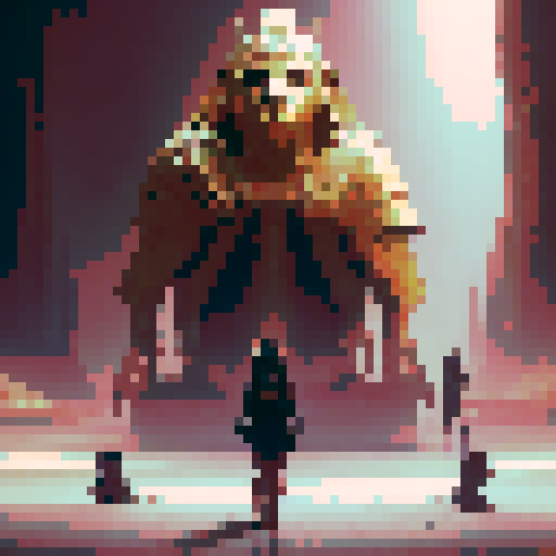 a row of girls looking at the camera in long white t-shirt and golden masks of egyptian kings