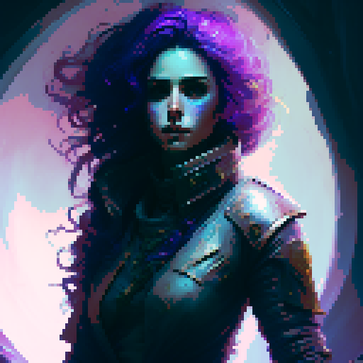 female necromancer, long dark hair, full body, action pose, swirling purple and green magic, mysterious ruins, ethereal glow, intricate staff, tight fitting flowing robes, intense gaze, dark shadows, ancient spellbook, fantasy Medieval RPG