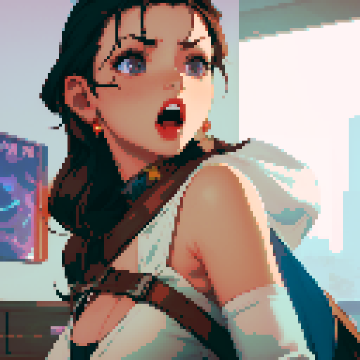 sexy woman open mouth cum on face