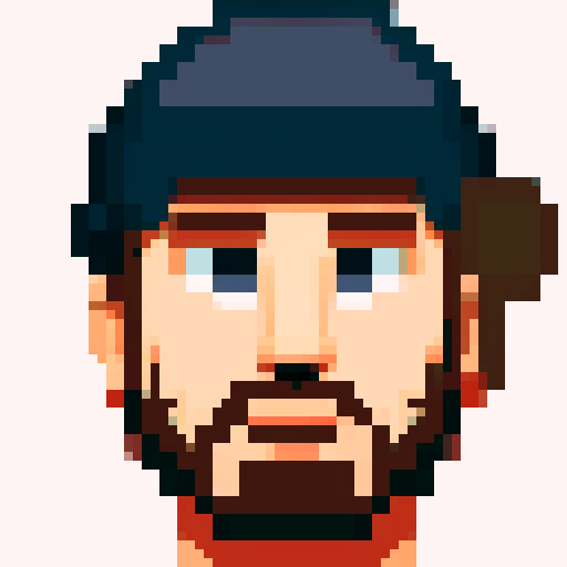 portrait of a rugged man