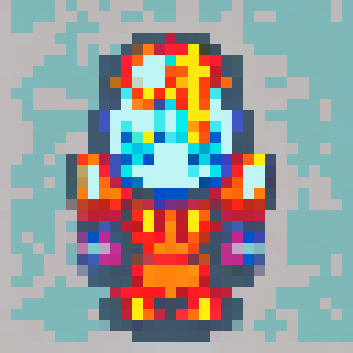 astronaut character, white colors