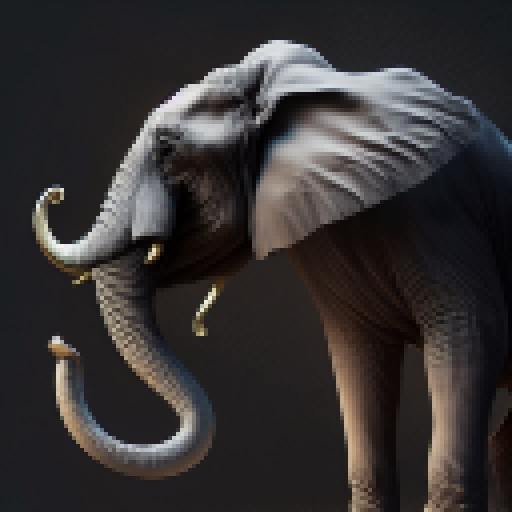 Elephant, King, crown, overtowering everyone else