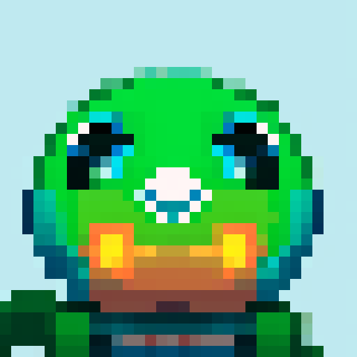 Pepe Avatar, Portrait, Clear, Glowing eyes