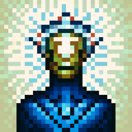 hat, game icon, 32x32 pixel art, sRGB, skill art, close up, portrait, vibrant colors, intricate design, ornate patterns, detailed stitching, glossy finish, shiny embellishments, 3D effect, contrasting shades, dynamic angles, dramatic lighting