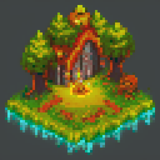 Guild flag, glowing gold, mystical enviorement, fantasy world, Tibia RPG, Urafiki name on flag