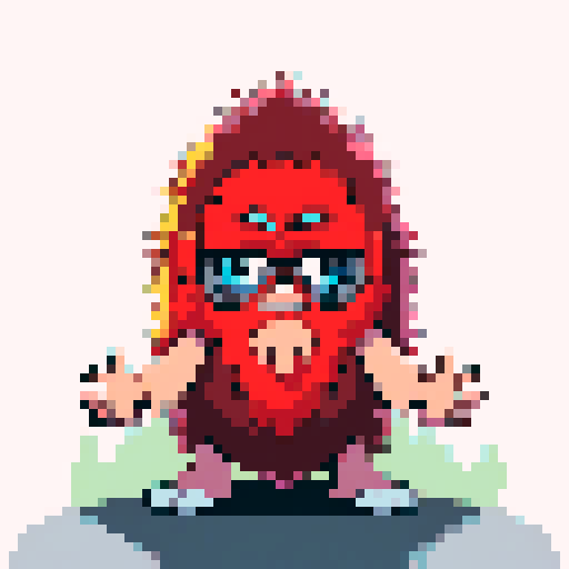 Furry, fuzzy creature called a gonk