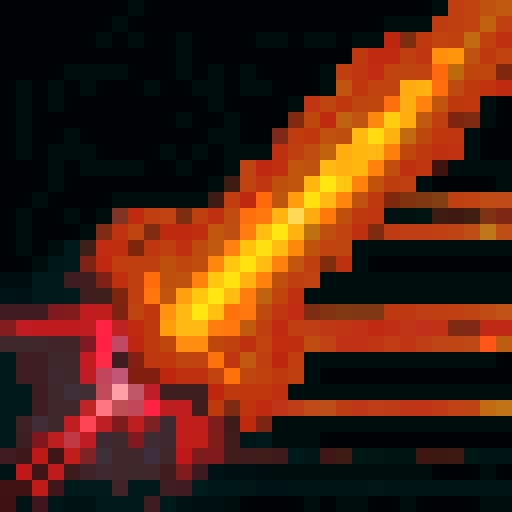 Fiery blade