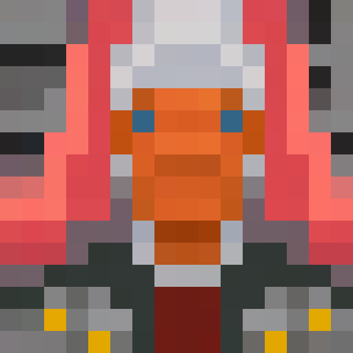 "Create a vibrant, retro-style game icon that showcases a close-up, 16x16 pixel art portrait of a digital lab logo, complete with glowing neon accents and futuristic computer graphics."