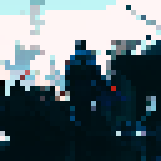 royal space force the wings of honnêamise soldier walking towards war torn city with a panzer faust on his back and a rifle in his hand. A Squad Mate of his is looking towards him in background, he has a cape on and a hood carries a sniper rifle. City has snow on it. Colorful but not to bright of colors. 