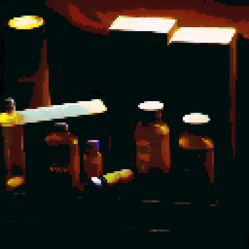 Antivenin, medical bottle, medical box, night time, yellow warm light