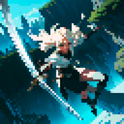 Swinging sword, sword slash, slashing attack