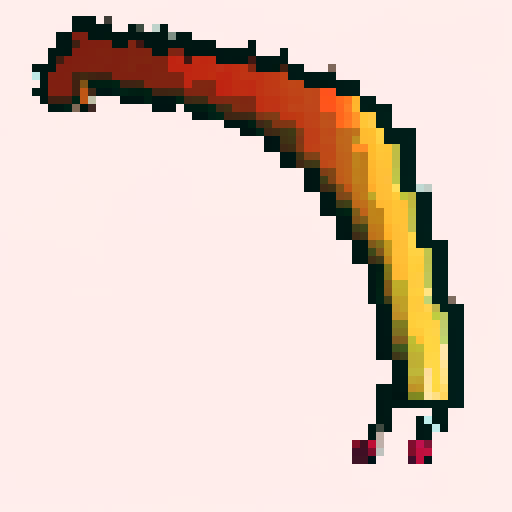 boomerang, vibrant colors, retro, 8-bit, pixelated, angular shapes, metal texture