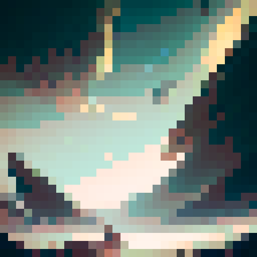 alien in front of a night sky simple