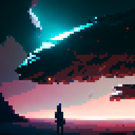 Shrouded in shadow, a sleek and deadly assassin crouches atop a high-tech starfinder ship, her sharp blades glinting in the fantastical glow of neon lights