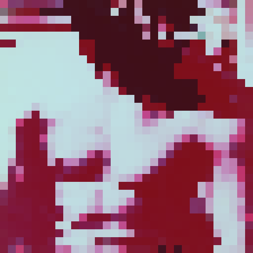 make all text in the source picture scrambled and illegible