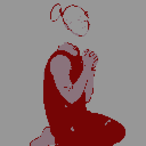 kneeling and praying enemy