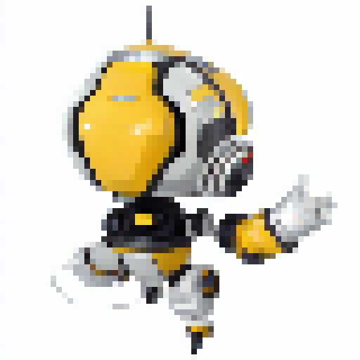 super sentai style helper robot. change the colours and stance of the reference image.