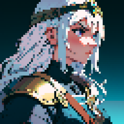 weaponsmith portrait, middle ages, plate armor, helmet, pixel art, non-vibrant colors, sRGB