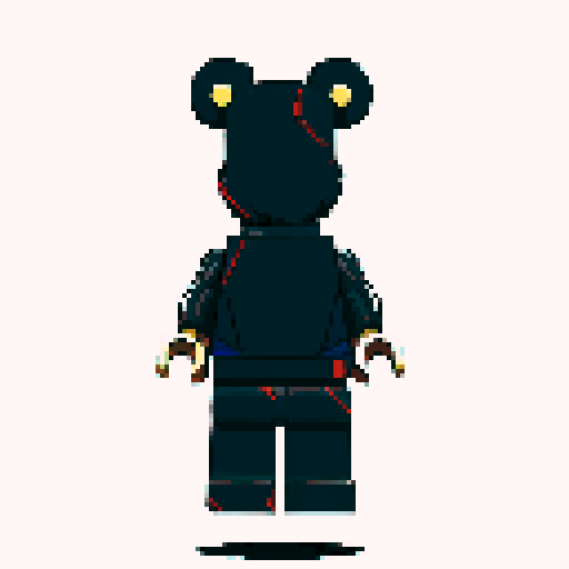 Superman, Lego, pixelated, vibrant colors, blocky, retro, 8-bit, square pixels, sharp edges, low resolution, small details, iconic costume, flying, cape, red and blue, primary colors, simple shapes, nostalgic, video game style, sRGB color space