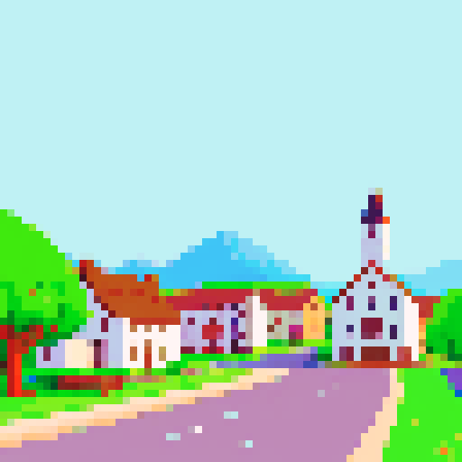 Small town background