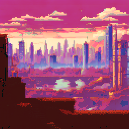 A background that have a look of a city, but without building, because I want to use this background in game, and it is me who spawn the building.