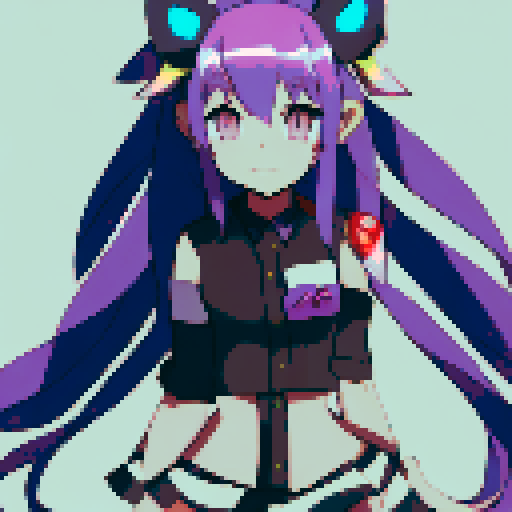 Blonde long hair, pink ribbon, bust up, large breasts, sailor uniform, school, blue eyes, smile, shy, blush, anime style