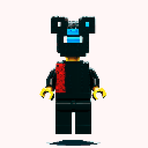 lego pixel characters, vibrant colors, blocky shapes, small plastic bricks, isometric perspective, retro video game, low resolution, 8-bit graphics, sharp edges, square grid, limited color palette, nostalgic feel, iconic lego logo, digital recreation, detailed textures, crisp lines, simplified forms, nostalgic gaming vibes