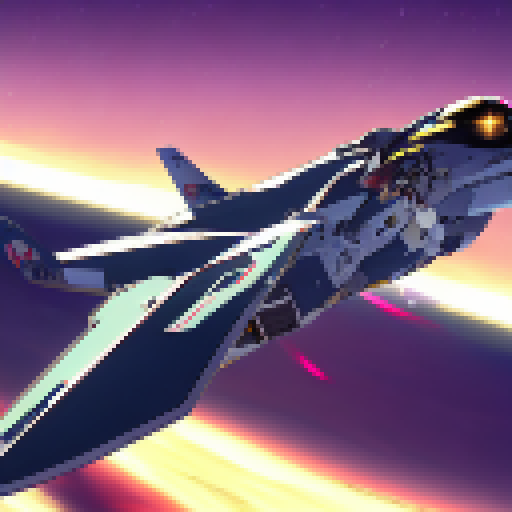 "Fierce anime pilots, a commanding officer with a stern expression, menacing enemy ships with glowing eyes, and loyal wingmen in sleek spacecrafts engage in a high-speed dogfight amidst a starry galactic background."