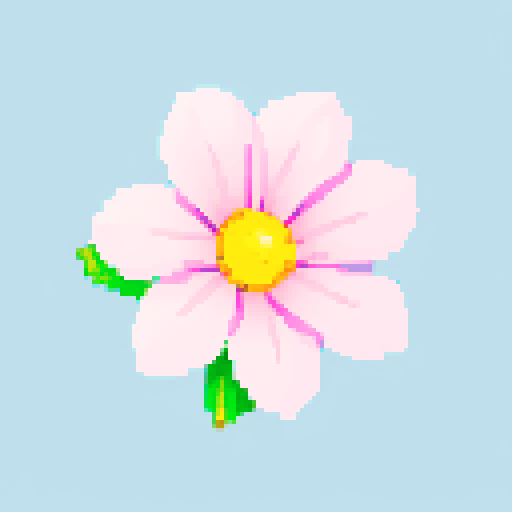 clear background with a single flower
