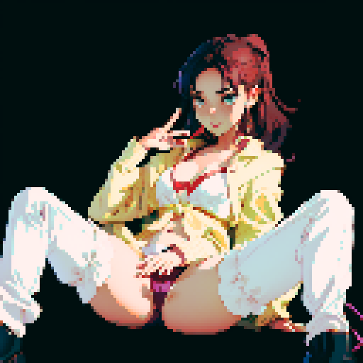 sexy girl in underwear fingering herself
