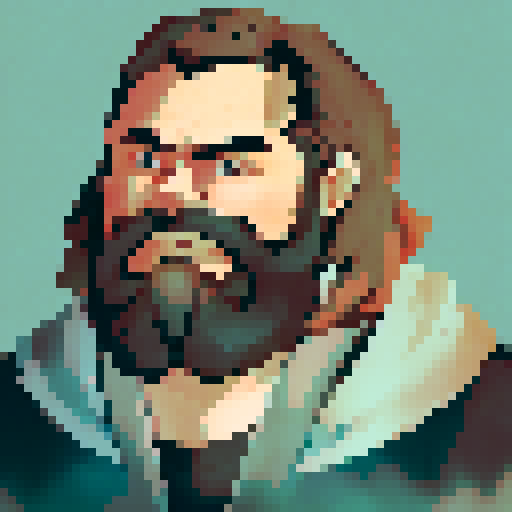 Create a satirical, caricatured image of an entrepreneur undergoing a dramatic transformation. On the left side of the image, portray the entrepreneur with features reminiscent of Satan, symbolizing his negative and harmful business practices. Surround him with chaos, such as aggressive drivers and disarrayed cars, to reflect the destructive nature of his earlier ventures. On the right side, transform the entrepreneur to resemble a figure akin to Jesus, symbolizing his redemption and positive ch