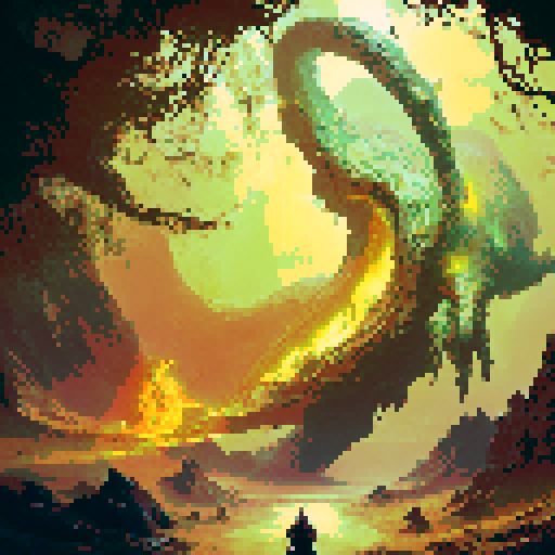 sprite, fire elemental demon, eldritch terror, great magical power, alarming scale, extremely creepy, fantasy RPG, ancient Sumerian influence