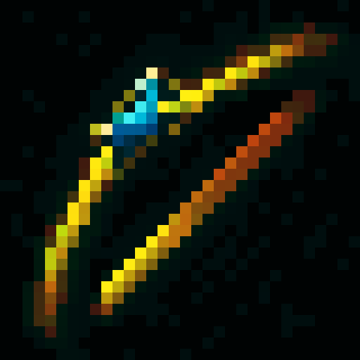 enchanted bow, angelic bow