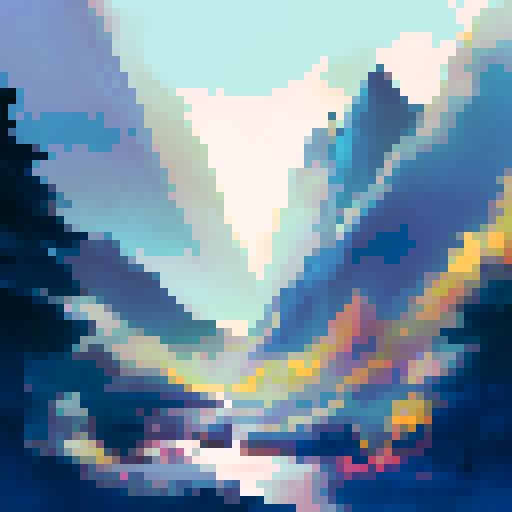 Sunrise, mountain range, beautiful nature, fantasy