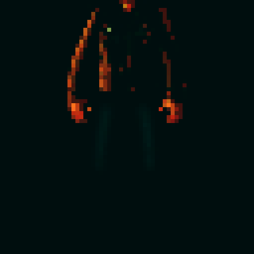 Heavy metal dude, game character, long hair, leather jacket