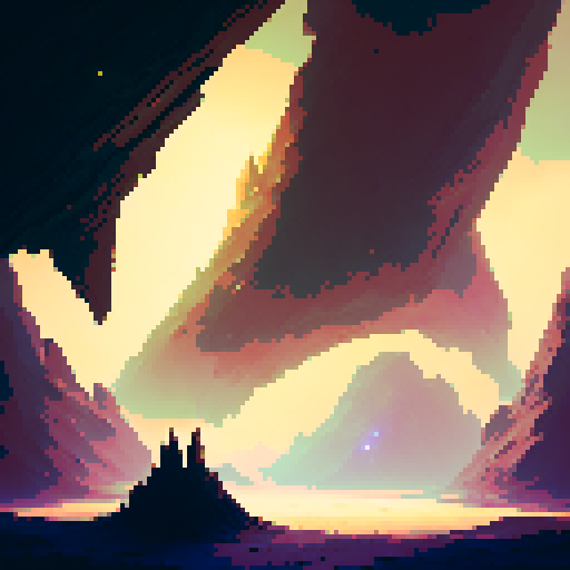 two castles floating on crumbling islands in a void; one castle looks dark and the other looks lighter.  They are both enveloped in a magical field or portal effect as if they are chasing each other through time and space