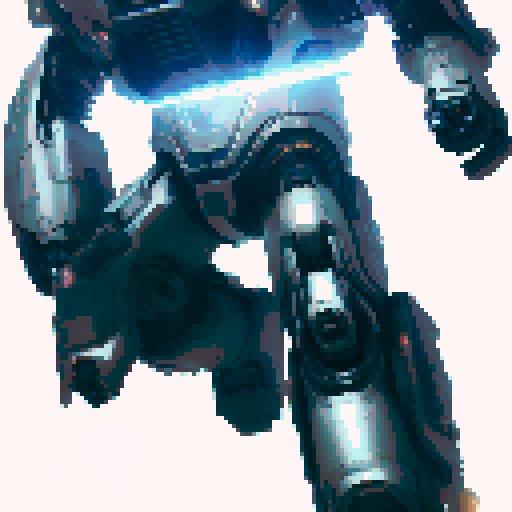 metallic claws gleaming, sparks flying as a transformer robot emerges from the shadows with a futuristic machine in tow, all while a cyborg brandishes a glowing sword in a fantasy RPG world