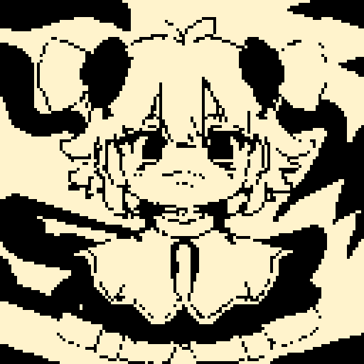 anime, girl, teenager, long hair, blonde, ribbon, large breasts, sailor uniform, school, blue eyes, smile, shy, blush, anime style, black outlines