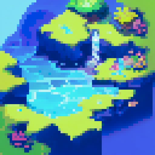 a flat grass landscape with a blue sky and clouds very simple
